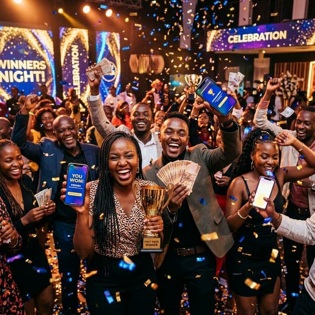 Winna Play winners celebrating